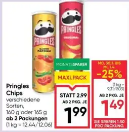 Maximarkt Pringles chips Angebot