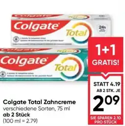 Maximarkt Colgate Total Zahncreme Angebot