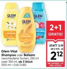 Maximarkt Glem Vital Shampoo oder Balsam Angebot