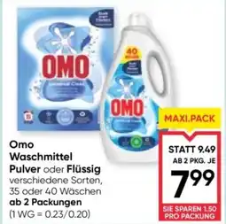 Maximarkt Omo waschmittel pulver oder flüssig Angebot