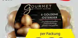 Hofer Gourmet Finest Cuisine Gefärbte Ostereier Gold Angebot