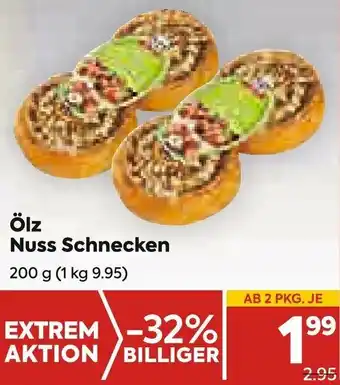 Billa Ölz Nuss Schnecken 200g Angebot
