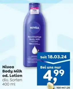 ADEG Nivea body milk od. lotion Angebot
