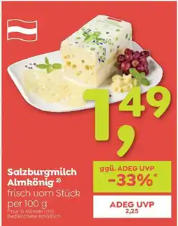 ADEG Salzburgmilch Almkönig Angebot