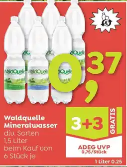 ADEG Waldquelle Mineralwasser Angebot