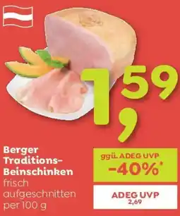 ADEG Berger Traditions- Beinschinken Angebot