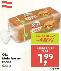 ADEG Ölz Mehrkorn- toast Angebot