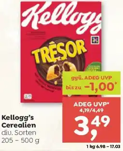 ADEG Kellogg's Cerealien Angebot