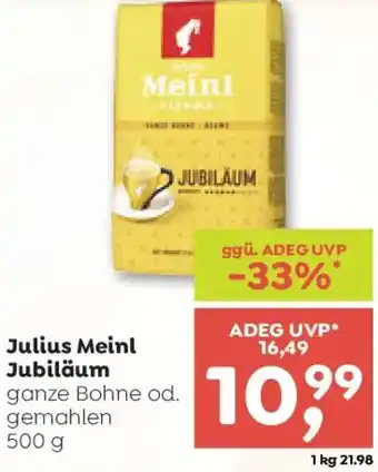 ADEG Julius Meinl Jubiläum Angebot