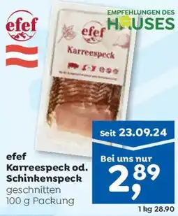 ADEG Efef karreespeck od. Schinkenspeck geschnitten Angebot