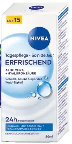 dm NIVEA Erfrischende Tagespflege 24h Feuchtigkeit LSF 15 Angebot