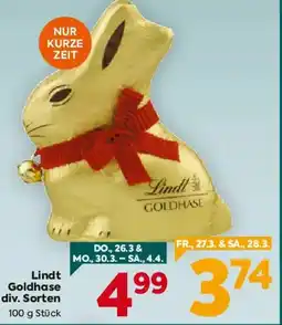 Billa Lindt Goldhase Angebot