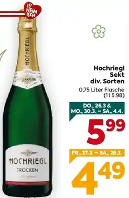 Billa Hochriegl Sekt Angebot