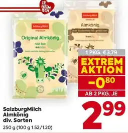 Billa SalzburgMilch Almkönig Angebot
