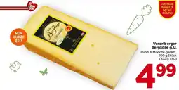 Billa Vorarlberger Bergkäse g. U. Angebot