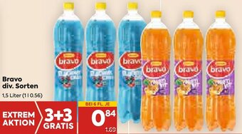 Billa Bravo Div. Sorten 1,5 Liter Angebot