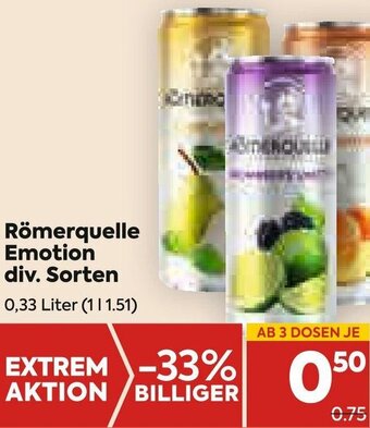 Billa Römerquelle Emotion Div. Sorten Angebot
