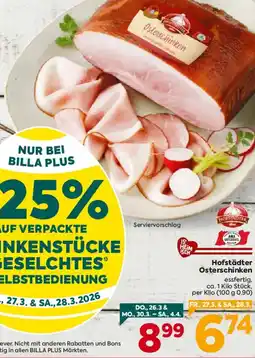 Billa Hofstädter Osterschinken Angebot