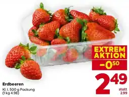 Billa Erdbeeren Angebot