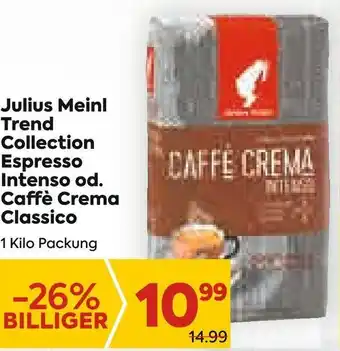 Billa Julius Meinl Trend Collection Espresso Intenso Od. Caffé Crema Classic Angebot