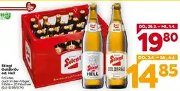 Billa Stiegl Goldbräu od. Hell Angebot