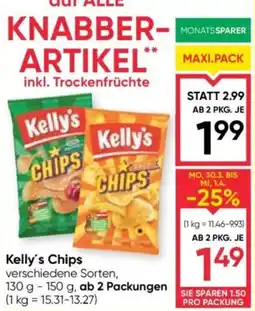 Maximarkt Kelly's Chips Angebot