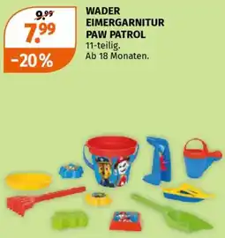 Müller Wader eimergarnitur paw patrol Angebot