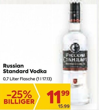 Billa Russian Standard Vodka Angebot