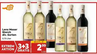 Billa Lenz Moser Storch div. Sorten Angebot
