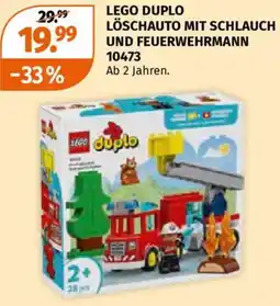 Müller Lego duplo löschauto mit schlauch und feuerwehrmann 10473 Angebot
