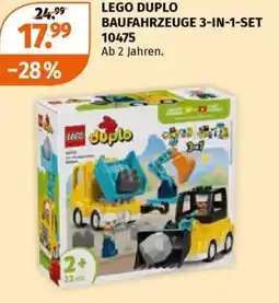 Müller Lego duplo baufahrzeuge 3-in-1-set 10475 Angebot