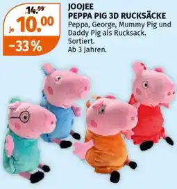 Müller Joojee peppa pig 3d rucksäcke Angebot