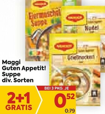 Billa Maggi Guten Appetit! Suppe Div. Sorten Angebot