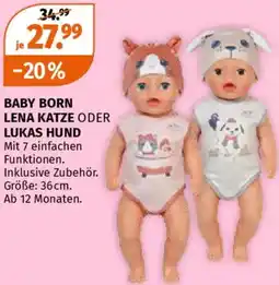 Müller Baby born lena katze oder lukas hund Angebot