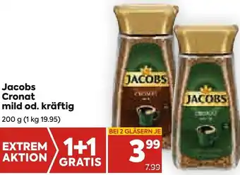 Billa Jacobs Cronat Mild Od. Kräftig 200g Angebot