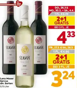 Billa Lenz Moser Servus Angebot