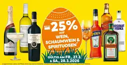 Billa Auf wein, schaumwein & spirituosen Angebot