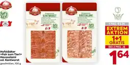 Billa Hofstädter Fair zum Tier Haussalami od. Kantwurst Angebot