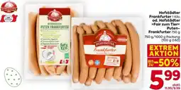 Billa Hofstädter Frankfurter Fair zum Tier Puten frankfurter Angebot