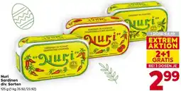 Billa Nuri Sardinen div. Sorten Angebot