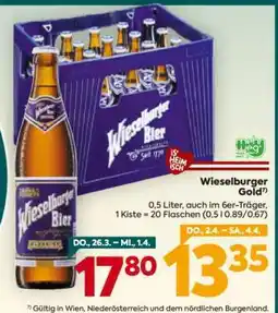 Billa Wieselburger Gold Angebot