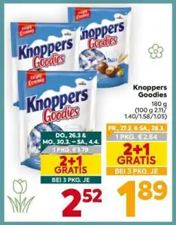 Billa Knoppers Goodies Angebot