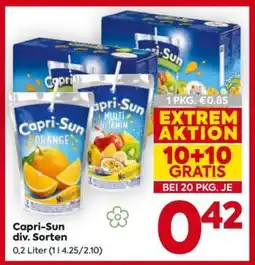 Billa Capri-Sun div. Sorten Angebot