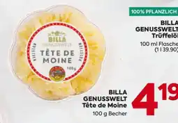 Billa BILLA GENUSSWELT Tête de Moine Angebot