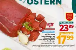 Billa Ja! Natürlich Bio-Gulasch- od. -Suppenfleisch vom Weidejungrind Angebot