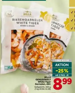 Billa BILLA GENUSSWELT White Tiger Garnelen ASC Angebot