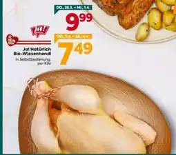 Billa Ja! Natürlich Bio-Wiesenhendln Angebot