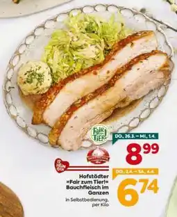 Billa Hofstädter Fair zum Tier! Bauchfleisch im Ganzen Angebot