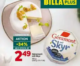 Billa Géramont mit Skyr Angebot