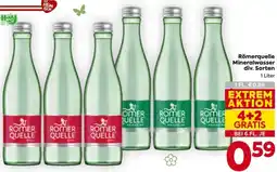 Billa Römerquelle Mineralwasser div. Sorten Angebot